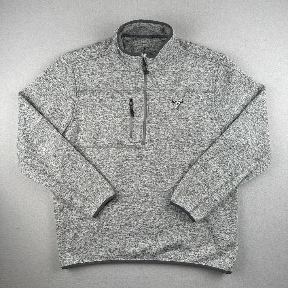 Sun Mountain Headwall Quarter Zip Mens Size XXL Gray Pullover